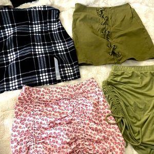 Mini skirts